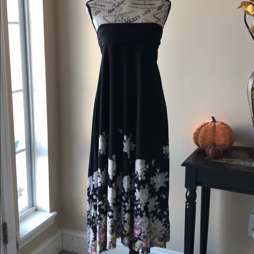 LuLaRoe dipped print maxi skirt